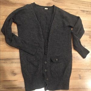 {JCREW}  100% wool - small - button up sweater